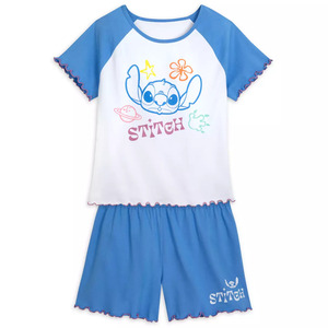 【Disney美国代购】Stitch史迪奇女士夏季短袖居家服睡衣裤