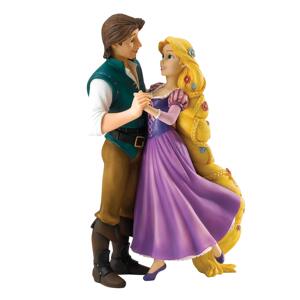 【disney美国代购】my new dream rapunzel长发公主王子树脂摆件