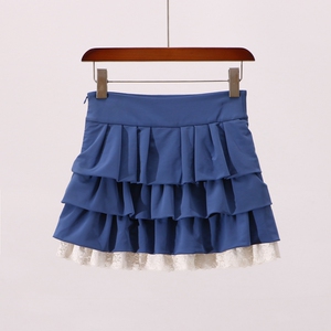 舒〗英伦时尚品牌折扣女装新款夏季针织蛋糕裙半身裙短裙2g971