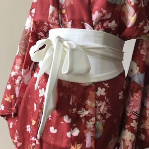 9色选 好质感珍珠雪纺腰封 包身裙腰带推荐 简易和服浴衣腰封