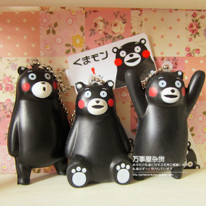 日单正版散货 日本吉祥物 kumamon 熊本熊 PU可捏挂件 有吊牌