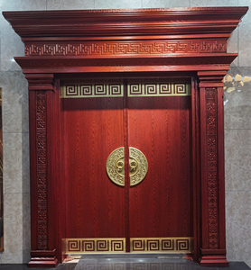 新中式门别墅大门双开门进户门入户门仿古庭院现代简约花园院子门