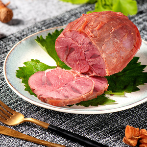 河南特产吃可得老庙牛腱300克 健身牛肉五香牛肉2袋包邮