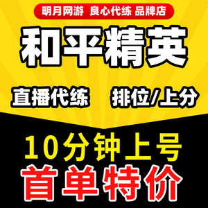 【纯手工低价】和平精英代练带打刺激战场吃鸡上分段位排位玩手册