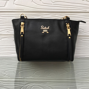 2018新款salad/萨拉纯原牛皮单肩包斜挎包手拿包休闲时尚百搭女包