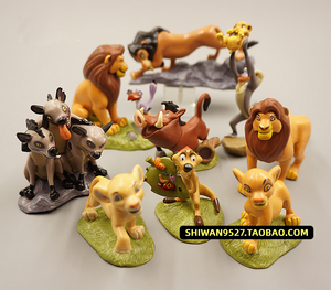 美国散货玩具 狮子王辛巴野猪彭彭全家福 公仔玩偶摆件8款 无狒狒