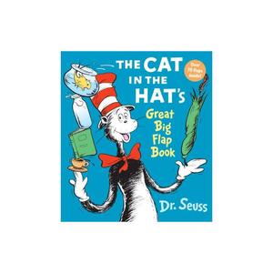 苏斯博士:戴帽子的猫翻翻书 cat in the hat great big flap 进口书