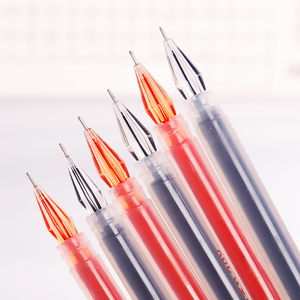 钻石中性笔/笔芯考试中性笔韩国创意高考专用笔0.5mm红黑蓝碳素笔