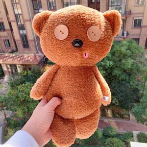 毛绒公仔日本卡通公仔影城tim熊可爱棕色小熊毛绒公仔提姆熊1人付款