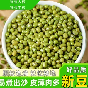 绿豆新货500g夏季新鲜绿豆粥汤发豆芽绿豆打豆浆专用红小豆绿豆沙