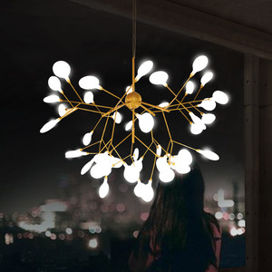 北欧风格萤火虫吊灯客厅艺术创意个性卧室吊灯后现代简约餐厅灯具