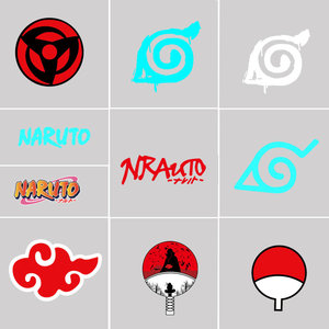 火影忍者小图宇智波diy服装衣服柯式烫画印花贴烫贴贴纸装饰贴