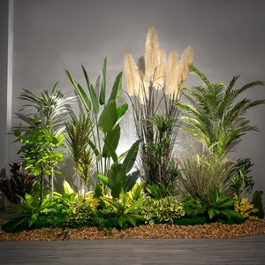 大型仿真树绿植植物假树花艺室内橱窗造景套餐盆栽景观装饰品摆件