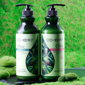 800ml韩伊橄榄olive洗发水沐浴露护发乳洗护洗浴家庭套装男女去屑