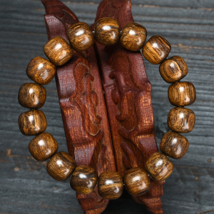巴布亚贡木沉香手串清香味老料沉水老型珠手链男女同款文玩佛珠