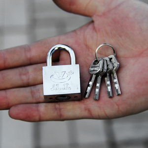 超行30仿不锈钢挂锁小锁头叶片防盗锁 家用防水防锈柜子锁小锁子