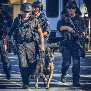 美式洛城lapd警视厅识别风衣外套夹克宽松男大码警迷雇佣兵套装