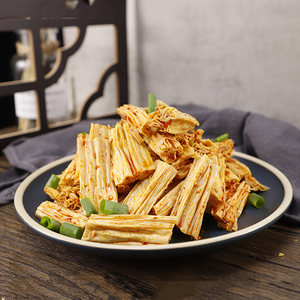 三明清流七星岩豆腐皮特产绿色食品黄豆腐竹土特产豆皮凉拌