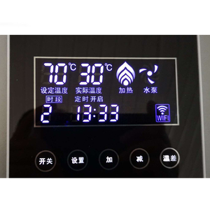温控显示屏触摸面板智能wifi控制板踢脚线电暖气热风炉蒸汽机采暖