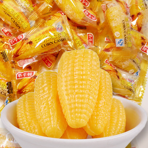 小牛顿金牌玉米味软糖玉米糖儿童零食水果味软糖婚礼婚庆喜糖散装