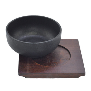 韩式拌饭铸铁石锅铸铁碗生铁碗日式韩国料理铁碗拌饭电磁炉专用锅