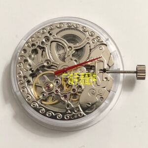 手表配件 全新国产天津海鸥t16镂空机芯st1602自动机械机芯金白色