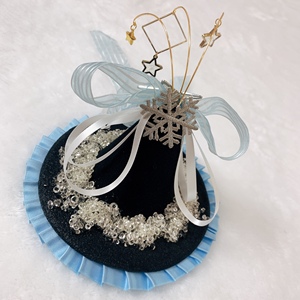 lolita女巫哥特系小礼帽尖顶礼貌拍照漫展搭配饰品