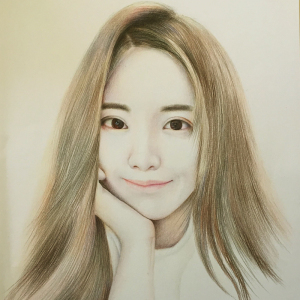 纯手绘素描肖像画定制真人照片画像彩色铅笔人物代画创意圣诞礼物