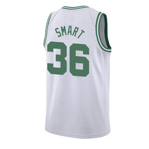 新赛季凯尔特人队36号斯玛特球衣热压版篮球服刺绣背心定制diy