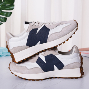 2022新百伦秋季新款休闲鞋小蛮腰增高厚底防滑运动鞋情侣复古网鞋