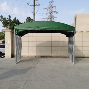 折叠车棚家用移动推拉蓬伸缩雨棚家用收缩停车防晒棚活动钢架帐篷