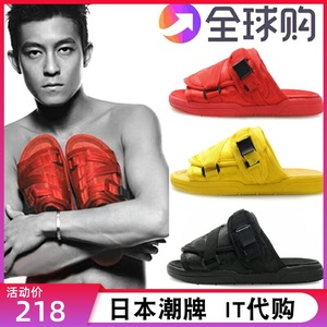 香港it正品陈冠希visvim拖鞋男时尚潮牌一字拖女藤原浩情侣沙滩鞋
