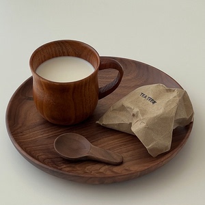 FCMJ - 纯手工酸枣木意式咖啡杯 茶杯 酒杯 户外木质小杯子