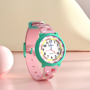 电子手表女孩卡通可爱电子表中小学生防水多功能儿童运动石英手表
