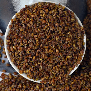 大凉山黑苦荞胚芽茶正品500g袋装饭店专用浓香小颗粒苦荞茶荞麦茶