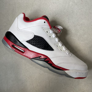 air jordan 5 retro fire red aj5火焰红白红 低帮 low314338 101