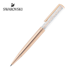 swarovski施华洛世奇笔水晶圆珠笔玫瑰金 时尚商务女生日送人礼物