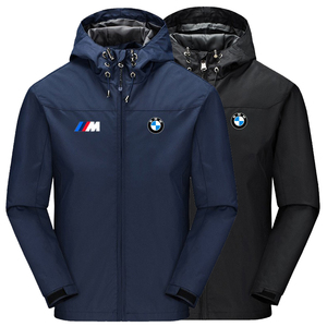 宝马bmw衣服风衣男士秋冬休闲机车服奔驰别克工装4s店工作服外套