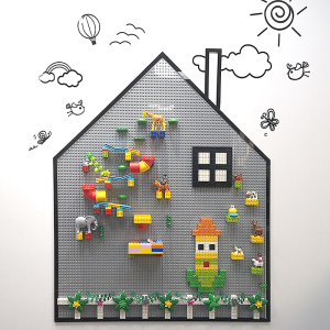 乐高上墙积木壁挂式