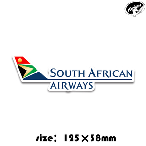 南非航空logo贴纸防水不留胶行李箱拉杆箱rimowa旅游观光航空公司