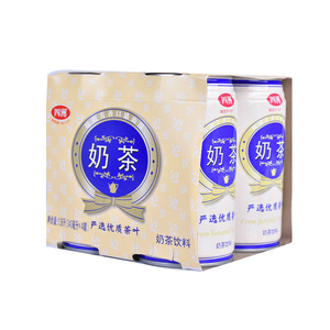 四洲即饮奶茶340ml*24罐装整箱低脂港式丝袜奶茶饮料休闲网红饮品