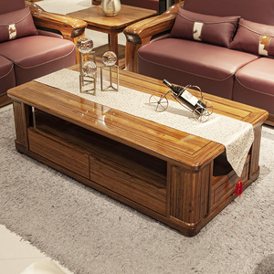 莫晨家居实木茶几现代中式客厅乌金木茶几茶几桌家居香河家具城