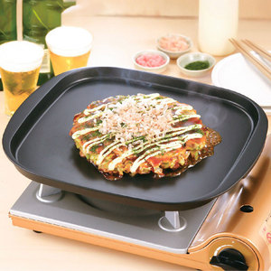 岩谷ZK-08烤盘日本铁板烧大阪烧配件家用户外卡式炉烧烤盘烤肉