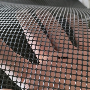 黑色小方孔塑料格网片过滤材料方格网格塑料一体网滤芯支撑龙骨网