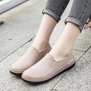 夏季韩国雨鞋女浅口时尚成人低帮短筒防滑防水鞋厨房工作情侣胶鞋