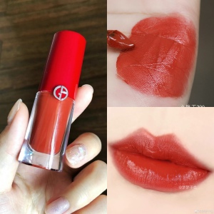 阿玛尼armani小胖丁唇釉韩国限定色20年复刻回归春夏元气橘棕200