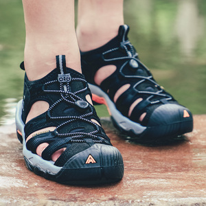 悍途户外沙滩鞋男轻便透气涉水凉鞋女减震耐磨夏速干徒步鞋赶海鞋