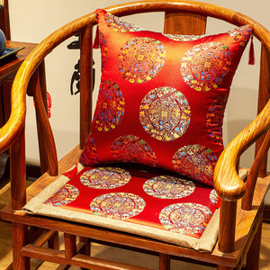 双面红木椅子坐垫茶椅凳实木家具沙发坐垫套中式座垫椅垫家用屁垫