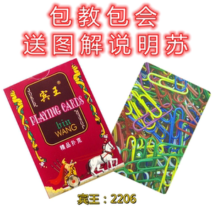 2117魔术扑克牌道具2206宾王2109扫码包教包会送图解说明书原厂牌