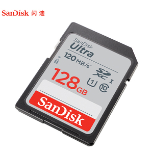 闪迪SD卡128G 高速微单数码存储卡单反相机内存卡170M/120m